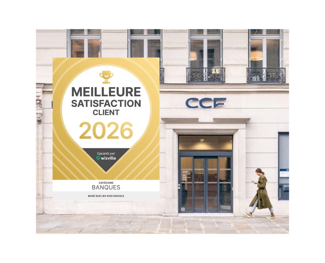 1er prix meilleure satisfaction client catégorie banques 2026 garanti par wizville